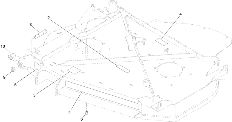 LH Wing Deck Decal Assembly No 146 3909