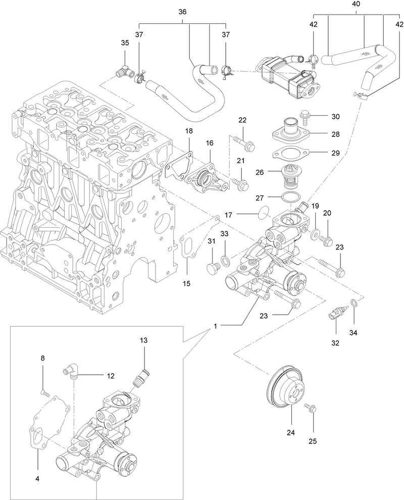 Cooling Water System Assembly