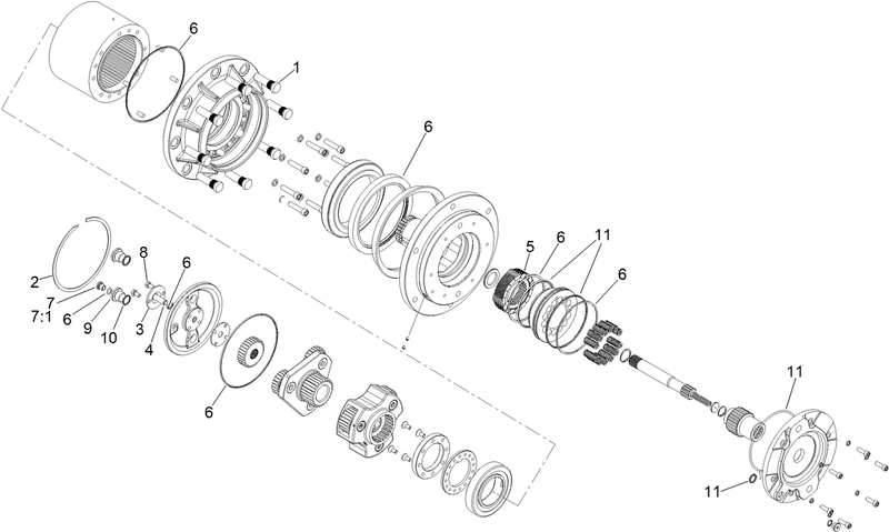 Planetary Assembly No 142 5548
