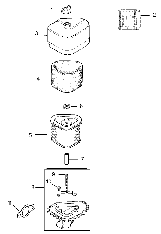 Group 10 Air IntakeFiltration Assembly