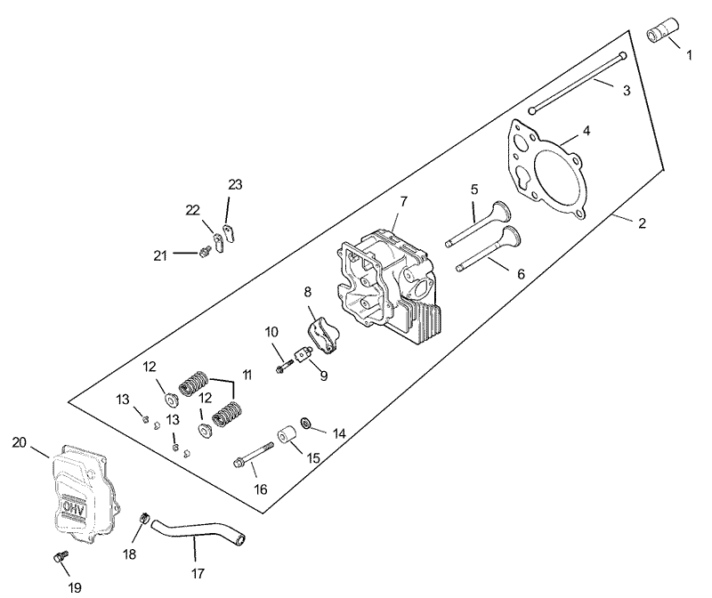 Group 4 HeadValveBreather Assembly