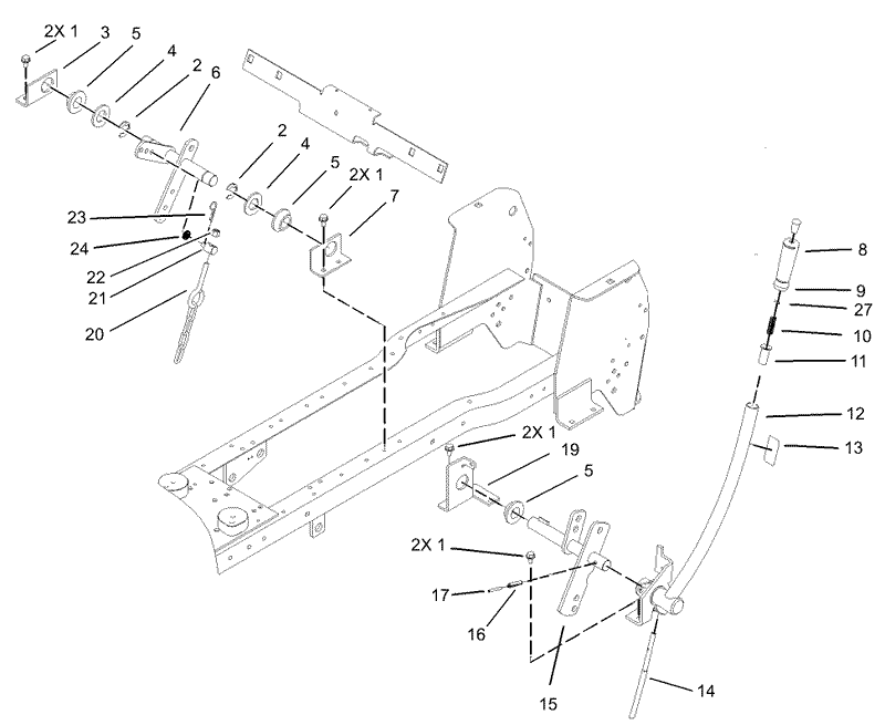 Manual Lift Lever Assembly