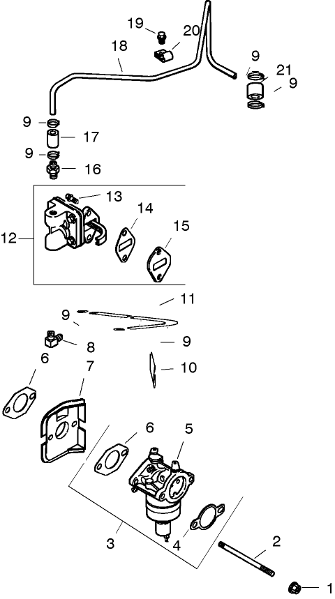 Fuel System Asembly Kohler Cv460S 26518