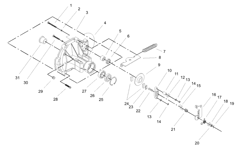 Brake Assembly Transaxle Assembly No 104 4310