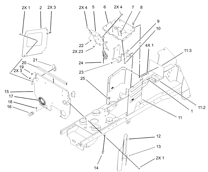 Hoodstand and Firewall Assembly