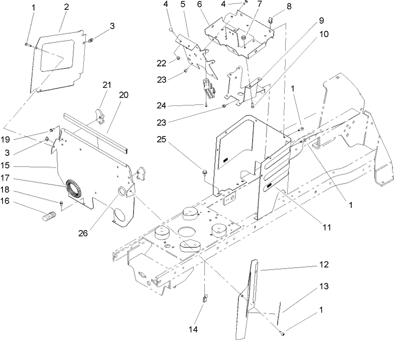 Hoodstand and Firewall Assembly