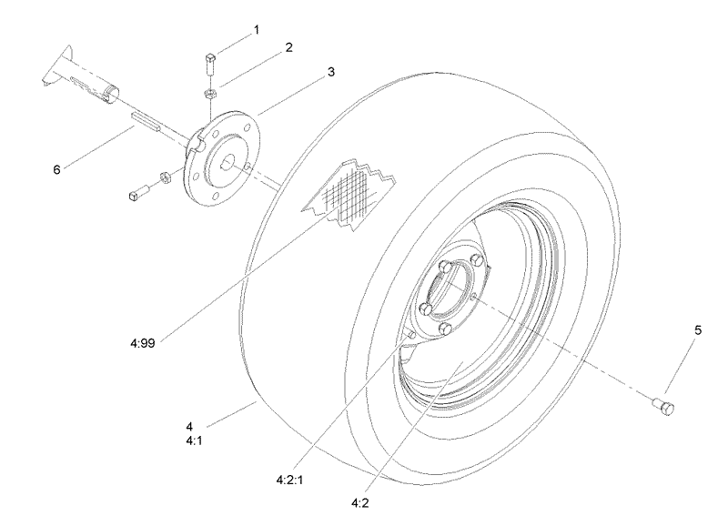 Rear Wheel Assembly