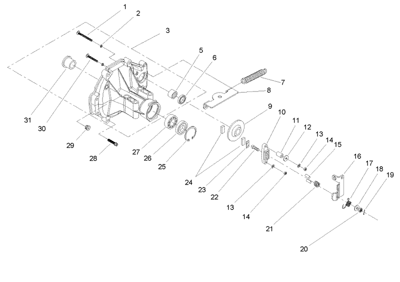 Brake Assembly Transaxle Assembly No 104 4310