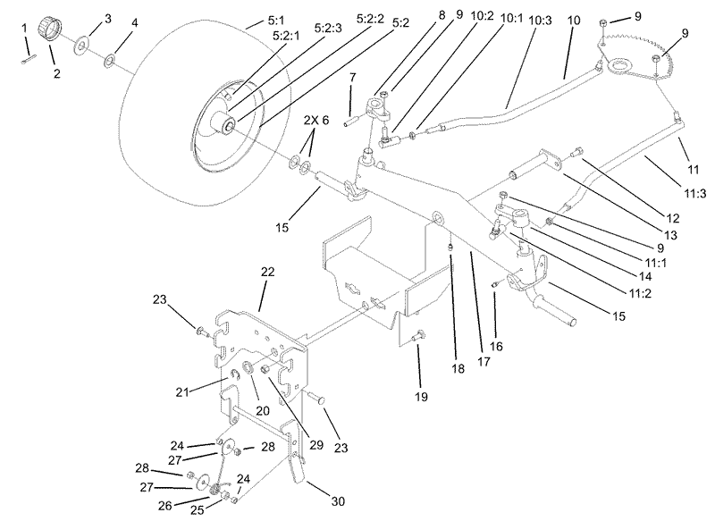 Front Axle and Front Hitch Assembly