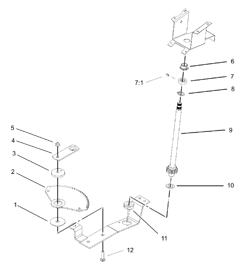 Lower Steering Wheel and Tilt Assembly