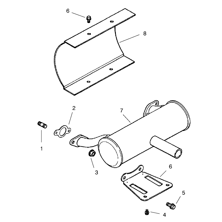 Group 11 Exhaust ch25s-68606 Kohler