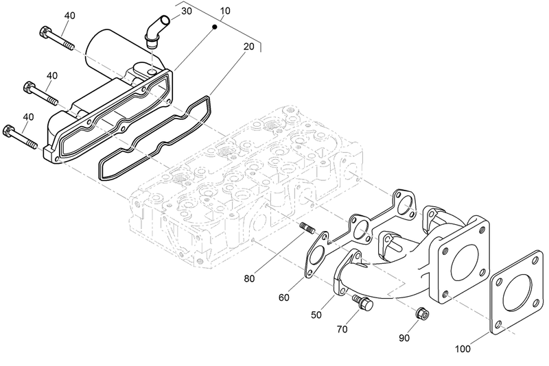 Inlet and Exhaust Manifold Assembly
