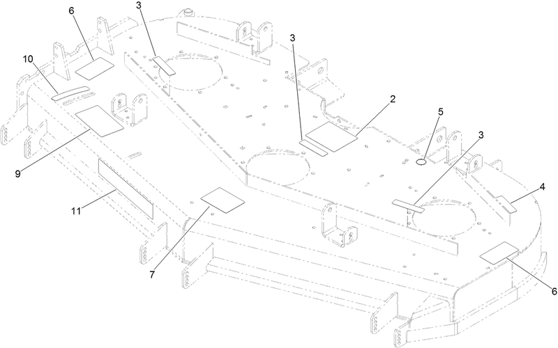 Deck Decal Assembly No 140 1153