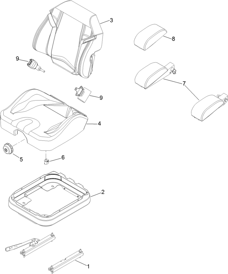 Seat Assembly No 140 8003