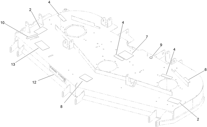 Deck Decal Assembly No 140 0996