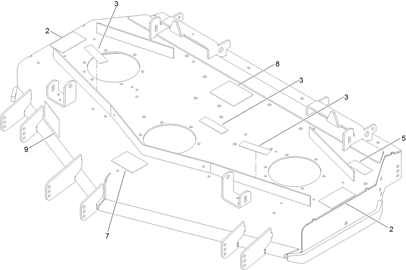 Deck Decal Assembly No 140 1155
