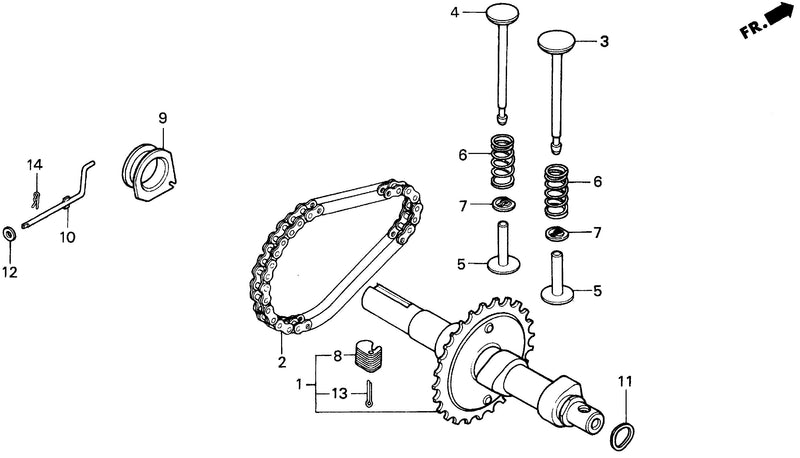 FR500   CAMSHAFT