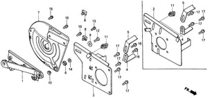 BELT COVER STAY