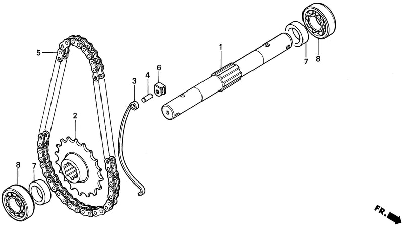 WHEEL SHAFT