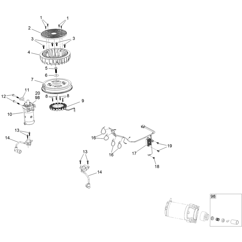 Ignition and Cooling Fan