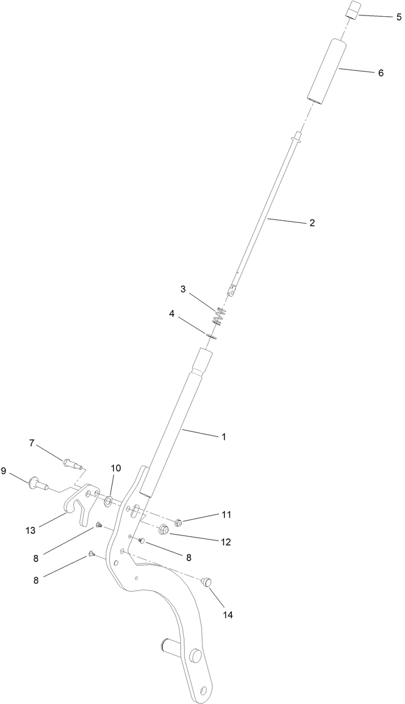 HOC Lever Assembly No 161 6735