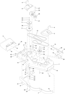 52 Inch Deck Assembly