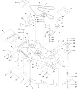52 Inch Deck Assembly