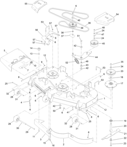 52 Inch Deck Assembly