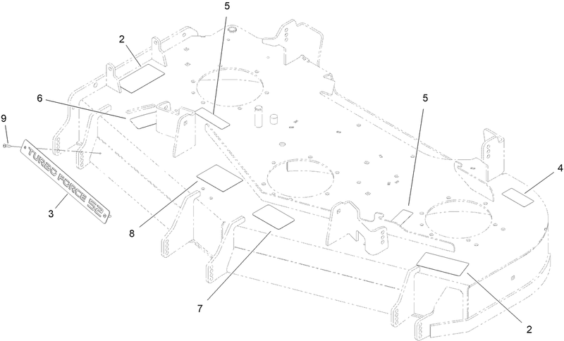 Deck and Decal Assembly No 145 1562