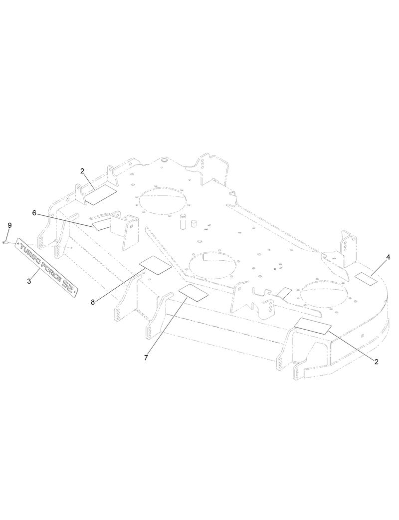 Deck and Decal Assembly No 145 1562