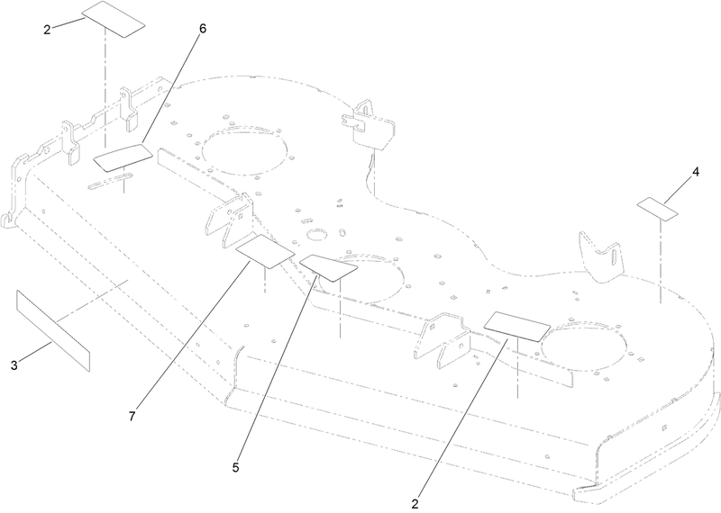 Deck Decal Assembly No 139 8101