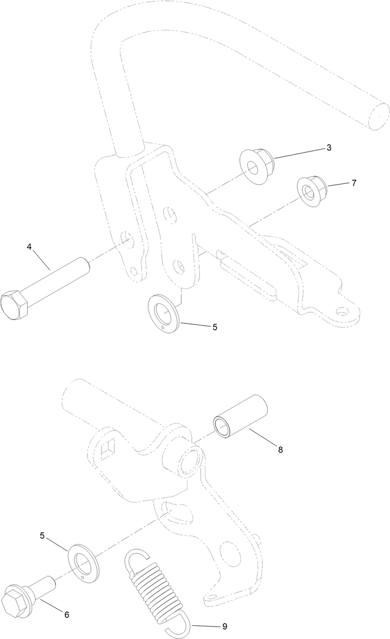 Control Handle Assembly No 132 5158