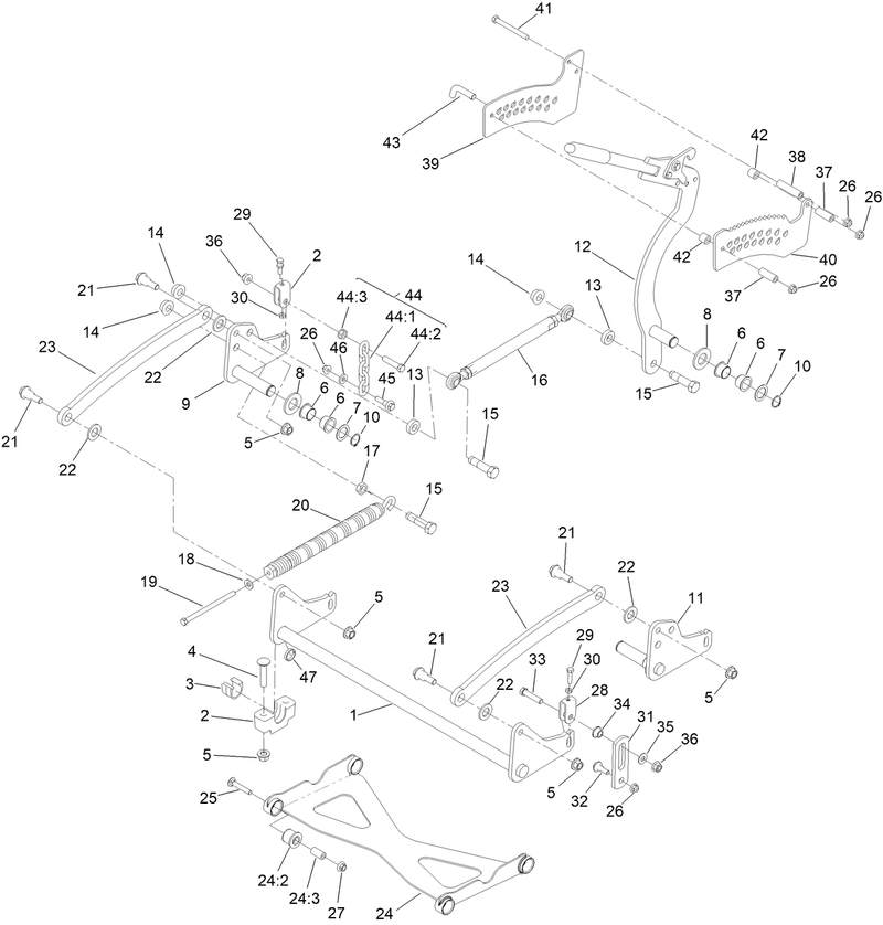 Deck Lift Assembly