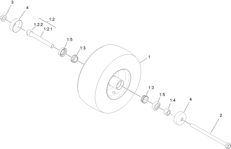 Wheel and Bearing Assembly No 140 4896