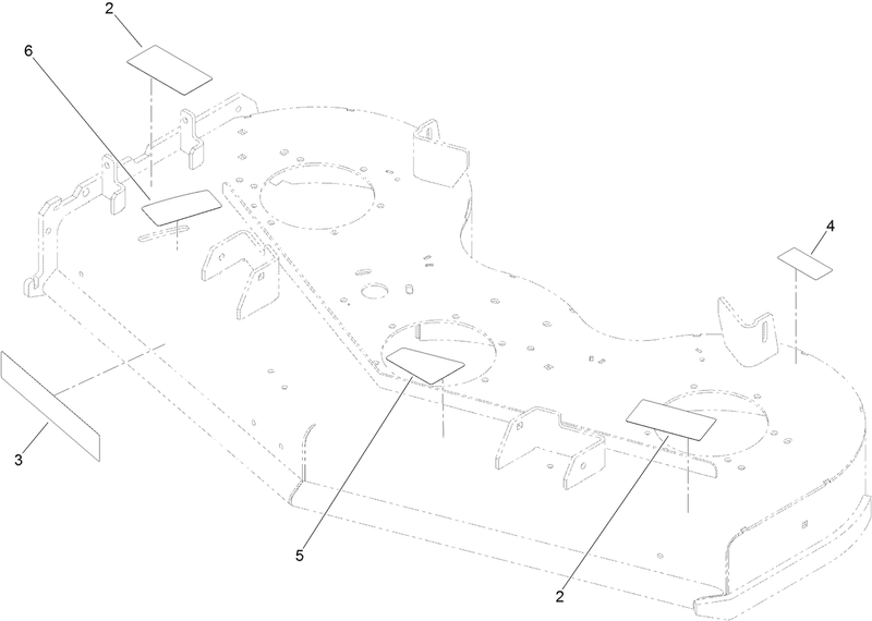 Deck and Decal Assembly No 139 8097
