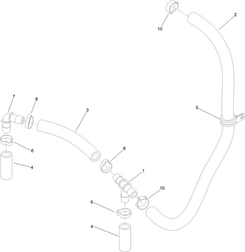 Hydraulic Hose Assembly No 139 4059