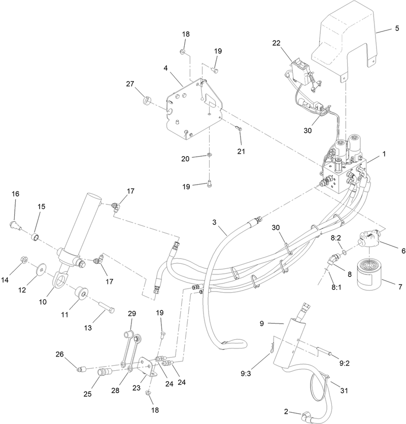 Low Flow Hydraulics Assembly