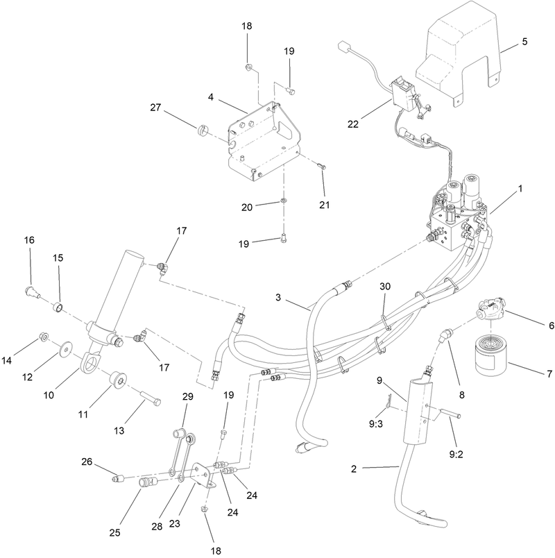 Low Flow Hydraulics Assembly