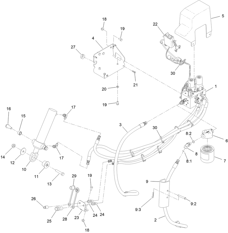 Low Flow Hydraulics Assembly
