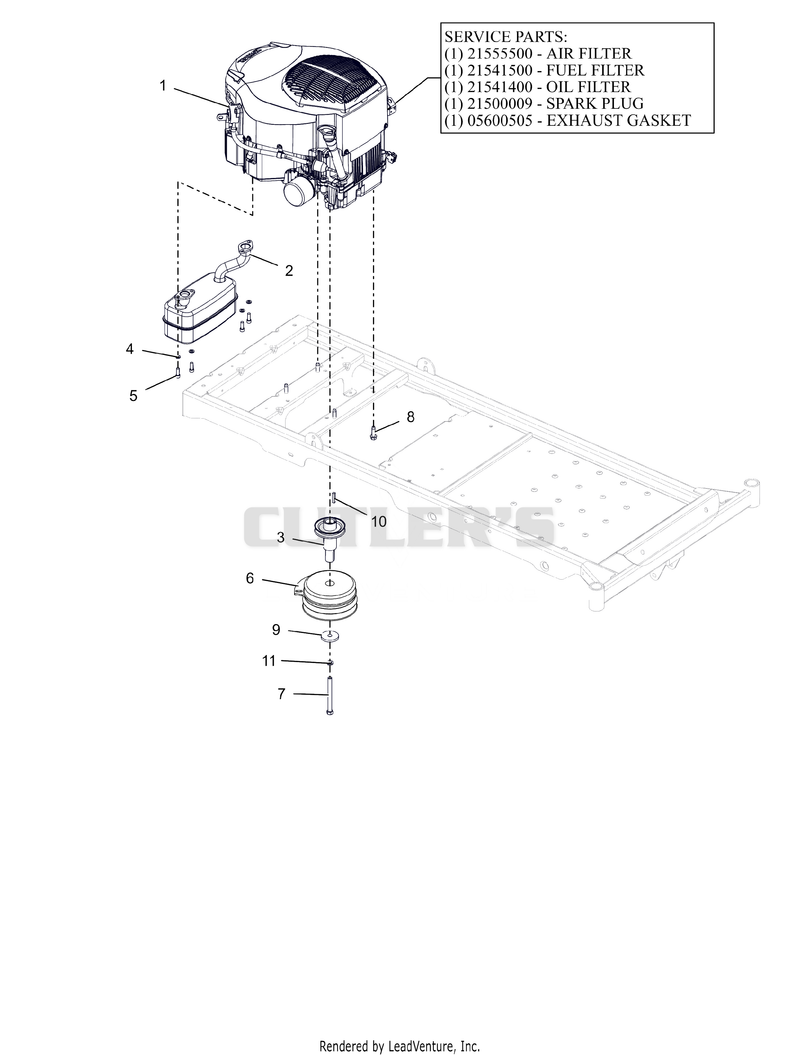 Engine - Kohler KT610