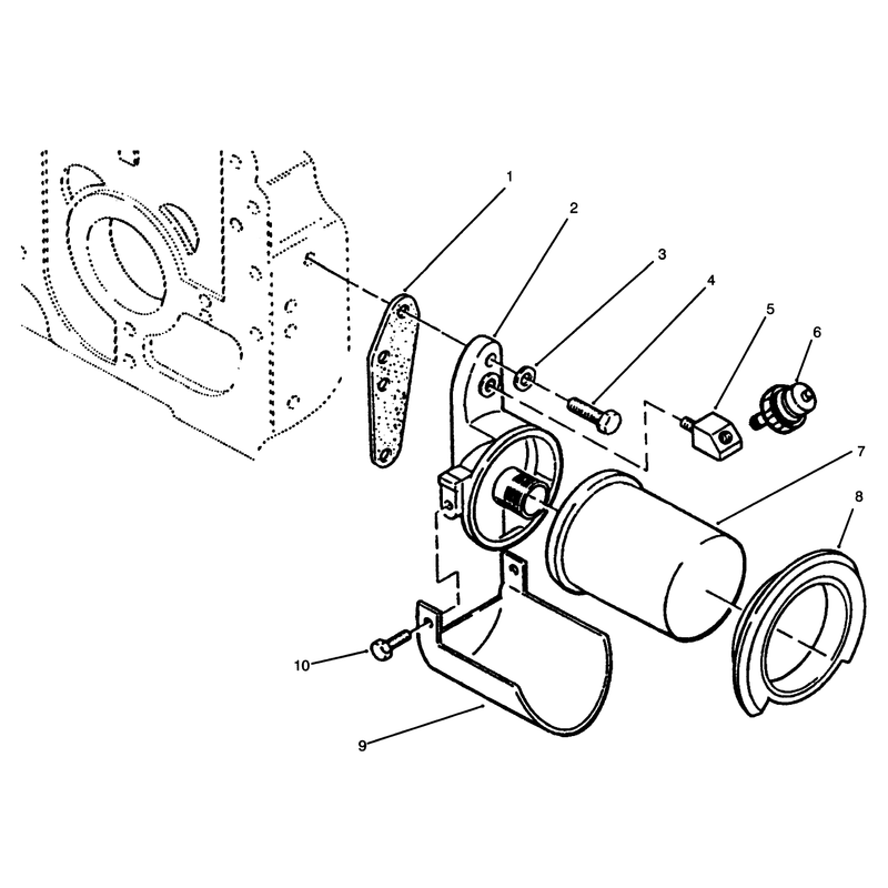 Oil Filter and Low Oil Pressure Cut Off Switch