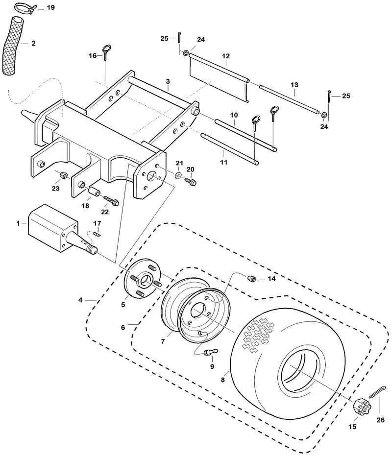 REAR WHEEL@AXLE