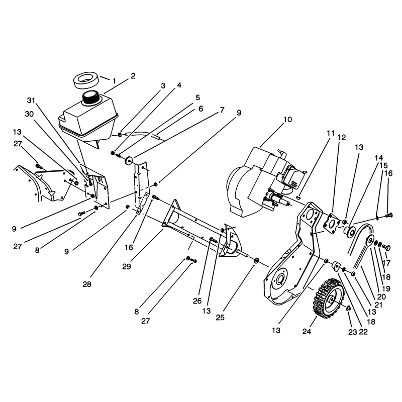 Engine & Frame Assembly