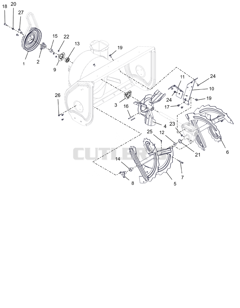 Auger And Impeller - 30"