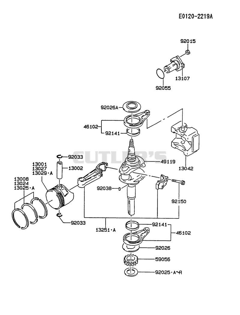 PISTON/CRANKSHAFT