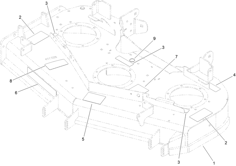 Deck Decal Assembly No 140 1167
