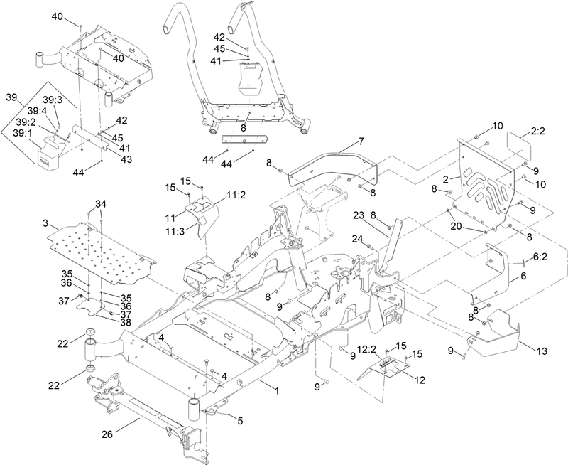 Frame Caster and Z Stand Assembly