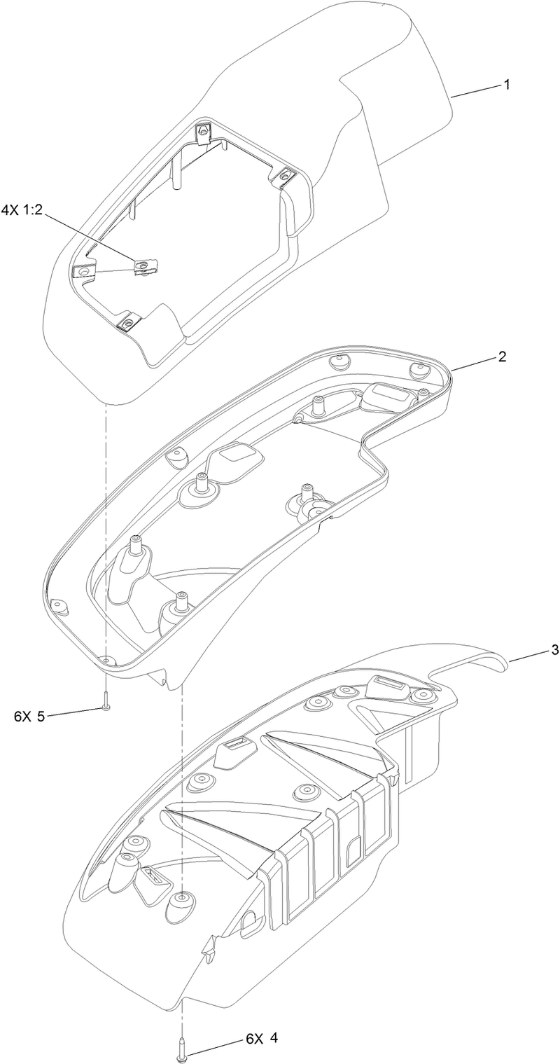 RH Console Assembly No 115 7402