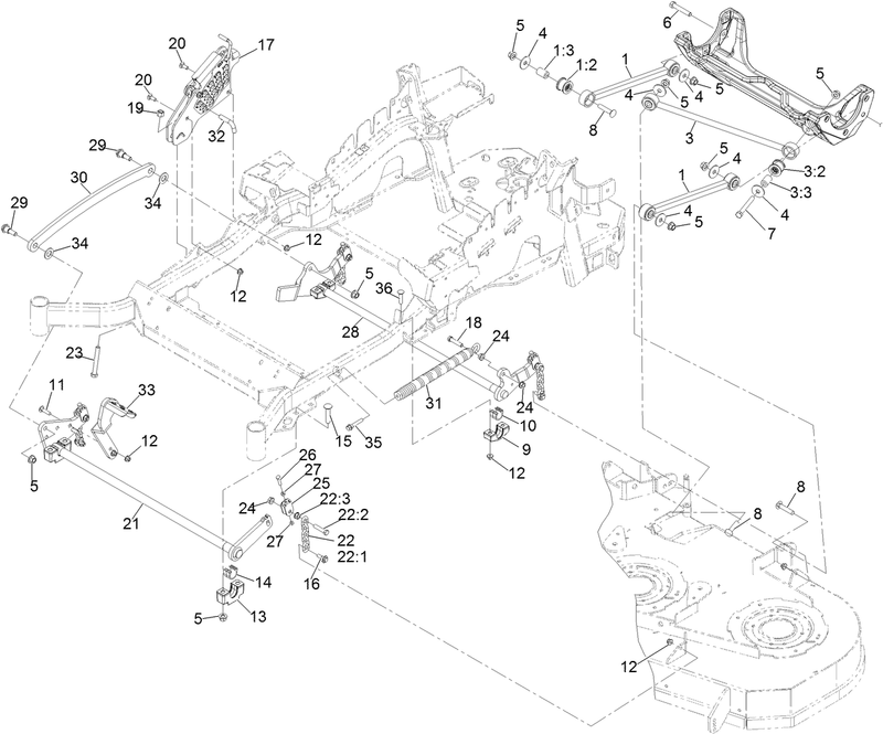 Deck Lift Assembly