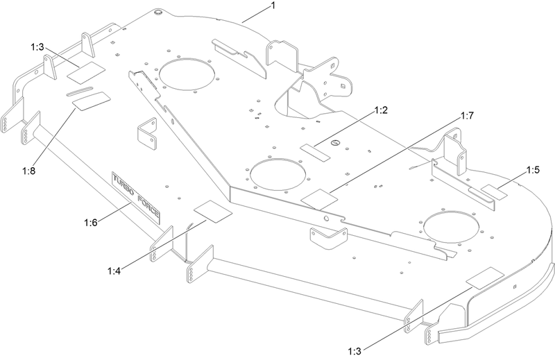 Deck Decal Assembly No 140 1170